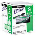Ziploc® Resealable Sandwich Bags, 1.2 mil, 6.5