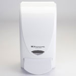 Iconex Proline Curve Manual Dispenser, Manual, 1.06 quart Capacity, Durable, Antimicrobial, Anti-bacterial, White, 1Each view 3