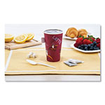 Solo Bistro Design Hot Drink Cups, Paper, 16oz, Maroon, 50/Pack view 2