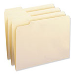 Smead Reinforced Tab Manila File Folders, 1/3-Cut Tabs, Left Position, Letter Size, 11 pt. Manila, 100/Box view 3
