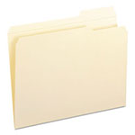 Smead Reinforced Tab Manila File Folders, 1/3-Cut Tabs, Right Position, Letter Size, 11 pt. Manila, 100/Box view 3