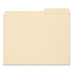 Smead Reinforced Guide Height File Folders, 2/5-Cut Tabs, Right of Center, Letter Size, Manila, 100/Box view 2