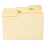 Smead SuperTab Top Tab File Folders, 1/3-Cut Tabs, Letter Size, 14 pt. Manila, 50/Box view 1