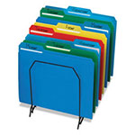Smead Top Tab Poly Colored File Folders, 1/3-Cut Tabs, Letter Size, Assorted, 24/Box view 3