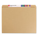 Smead Heavyweight Kraft File Folders, Straight Tab, Letter Size, 11 pt. Kraft, 100/Box view 3