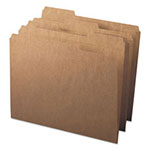 Smead Heavyweight Kraft File Folders, 1/3-Cut Tabs, Letter Size, 11 pt. Kraft, 100/Box view 5