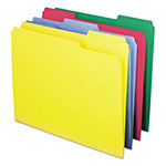 Smead WaterShed/CutLess File Folders, 1/3-Cut Tabs, Letter Size, Assorted, 100/Box view 2