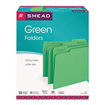 Smead Colored File Folders, 1/3-Cut Tabs, Letter Size, Green, 100/Box view 4