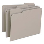 Smead Colored File Folders, 1/3-Cut Tabs, Letter Size, Gray, 100/Box view 2