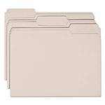 Smead Colored File Folders, 1/3-Cut Tabs, Letter Size, Gray, 100/Box view 3
