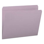 Smead Reinforced Top Tab Colored File Folders, Straight Tab, Letter Size, Lavender, 100/Box view 2