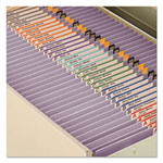 Smead Reinforced Top Tab Colored File Folders, Straight Tab, Letter Size, Lavender, 100/Box view 5
