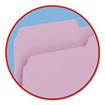 Smead Colored File Folders, 1/3-Cut Tabs, Letter Size, Lavender, 100/Box view 3