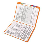 Smead Reinforced Top Tab Colored File Folders, Straight Tab, Letter Size, Orange, 100/Box view 2