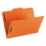 Smead Top Tab Colored 2-Fastener Folders, 1/3-Cut Tabs, Letter Size, Orange, 50/Box view 4