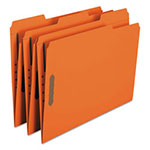 Smead Top Tab Colored 2-Fastener Folders, 1/3-Cut Tabs, Letter Size, Orange, 50/Box view 5