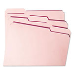 Smead Colored File Folders, 1/3-Cut Tabs, Letter Size, Pink, 100/Box view 4