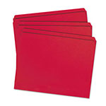 Smead Reinforced Top Tab Colored File Folders, Straight Tab, Letter Size, Red, 100/Box view 5