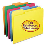 Smead Reinforced Top Tab Colored File Folders, 1/3-Cut Tabs, Letter Size, Red, 100/Box view 3