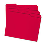 Smead Reinforced Top Tab Colored File Folders, 1/3-Cut Tabs, Letter Size, Red, 100/Box view 5