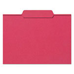 Smead Colored File Folders, 1/3-Cut Tabs, Letter Size, Red, 100/Box view 5