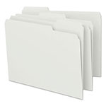 Smead Colored File Folders, 1/3-Cut Tabs, Letter Size, White, 100/Box view 1