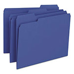 Smead Colored File Folders, 1/3-Cut Tabs, Letter Size, Navy Blue, 100/Box view 4
