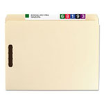Smead Top Tab 2-Fastener Folders, Straight Tab, Letter Size, 11 pt. Manila, 50/Box view 2