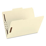 Smead Top Tab 2-Fastener Folders, 1/3-Cut Tabs, Letter Size, 11 pt. Manila, 50/Box view 2