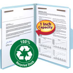 Smead 1/3 Tab Cut Letter Recycled Fastener Folder, 8 1/2