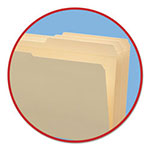 Smead Reinforced Tab Manila File Folders, 1/2-Cut Tabs, Legal Size, 11 pt. Manila, 100/Box view 1