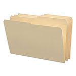Smead Reinforced Tab Manila File Folders, 1/2-Cut Tabs, Legal Size, 11 pt. Manila, 100/Box view 2