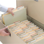 Smead SuperTab Reinforced Guide Height Top Tab Folders, 1/3-Cut Tabs, Legal Size, 11 pt. Manila, 100/Box view 2