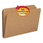 Smead Heavyweight Kraft File Folders, 1/3-Cut Tabs, Legal Size, 11 pt. Kraft, 100/Box orginal image