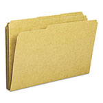 Smead Heavyweight Kraft File Folders, 1/3-Cut Tabs, Legal Size, 11 pt. Kraft, 100/Box view 2
