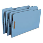Smead Top Tab Colored 2-Fastener Folders, 1/3-Cut Tabs, Legal Size, Blue, 50/Box view 5