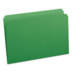 Smead Reinforced Top Tab Colored File Folders, Straight Tab, Legal Size, Green, 100/Box view 2