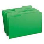 Smead Reinforced Top Tab Colored File Folders, 1/3-Cut Tabs, Legal Size, Green, 100/Box view 2