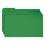 Smead Colored File Folders, 1/3-Cut Tabs, Legal Size, Green, 100/Box view 2