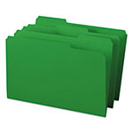 Smead Colored File Folders, 1/3-Cut Tabs, Legal Size, Green, 100/Box view 4
