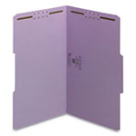 Smead Top Tab Colored 2-Fastener Folders, 1/3-Cut Tabs, Legal Size, Lavender, 50/Box view 1