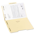 Smead SuperTab Reinforced Guide Height 2-Fastener Folders, 1/3-Cut Tabs, Legal Size, 11 pt. Manila, 50/Box view 2