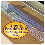 Smead Top Tab 2-Fastener Folders, 2/5-Cut Tabs, Right of Center, Legal Size, 11 pt. Kraft, 50/Box view 4