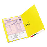Smead Reinforced End Tab Colored Folders, Straight Tab, Letter Size, Yellow, 100/Box view 2