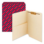 Smead Heavyweight Manila End Tab Pocket Folders with One Fastener, Straight Tab, Letter Size, 50/Box view 5