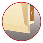 Smead TUFF Laminated 2-Fastener Folders with Reinforced Tab, Straight Tab, Letter Size, Manila, 50/Box view 4