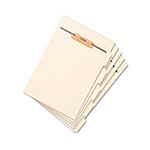 Smead Stackable Folder Dividers w/ Fasteners, 1/5-Cut Top Tab, Letter Size, Manila, 50/Pack view 1