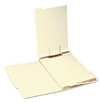 Smead Stackable Folder Dividers w/ Fasteners, 1/5-Cut End Tab, Legal Size, Manila, 50/Pack view 2
