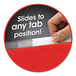 Smead TUFF Hanging Folders with Easy Slide Tab, Letter Size, 1/3-Cut Tab, Red, 18/Box view 1