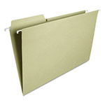 Smead FasTab Hanging Folders, Legal Size, 1/3-Cut Tab, Moss, 20/Box view 3